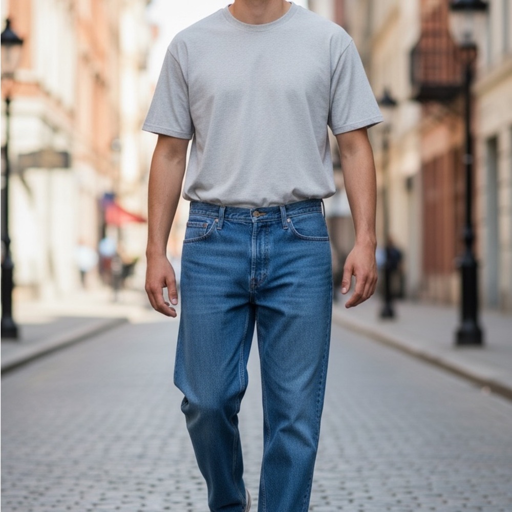 Signature by Levi Strauss Men's Relaxed Denim Jeans